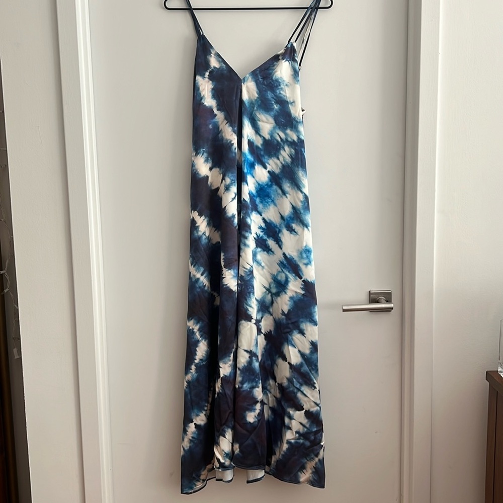 Tie dye maxi dress